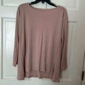 Eileen Fisher tencel long sleeve top